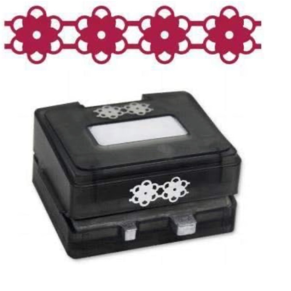 NEW Creative Memories Lace Flower Chain Border Maker Cartridge for Card & Scrapb